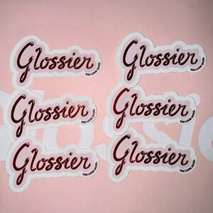 Glossier you look good sticker x 6 nwt